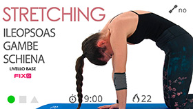 mini sessione di stretching con focus ileopsoas, gambe e schiena