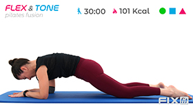 allenamento di pilates focus core e glutei