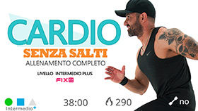 allenamento cardio senza salti a circuito
