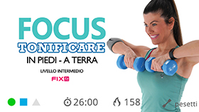 allenamento impegnativo con sola tonificazione total body!