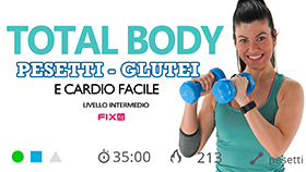 allenamento di tonificazione total body con esercizi senza salti ed esercizi mirati