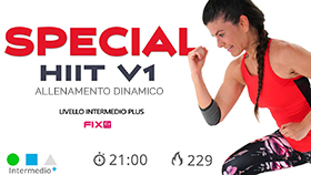 allenamento Special HIIT V1 ad alta intensità intervallata