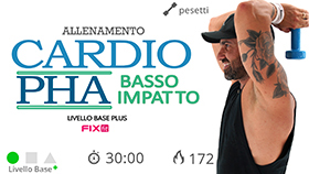allenamento cardio PHA senza salti per tonificare e snellire tutto il corpo