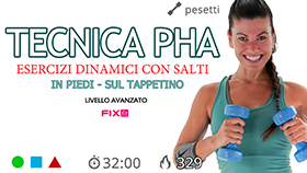 allenamento PHA con esercizi in piedi e a terra