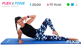 allenamento di pilates con focus gambe e glutei