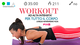 allenamento total body ad alta intensità  con focus tonificazione