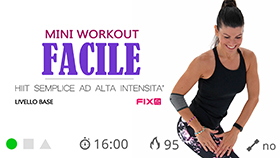 mini allenamento HIIT con esercizi semplici