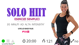 allenamento HIIT con esercizi di facile esecuzione senza salti