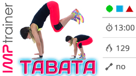 Allenamento Tabata con Plank e Salto