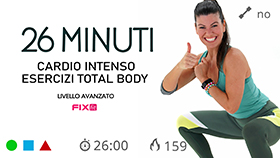 allenamento HIIT total body a difficoltà crescente