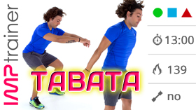 Allenamento Tabata per gambe e glutei con lo squat jump