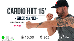 circuito cardio HIIT veloce