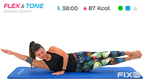 allenamento di pilates con esercizi total body e mobilità