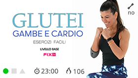 allenamento completo per tonificare gambe e glutei con cardio