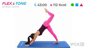 allenamento di pilates con focus glutei e core