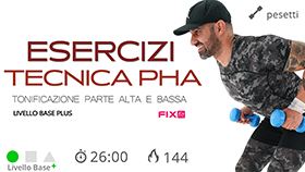 circuito di tonificazione total body in tecnica PHA