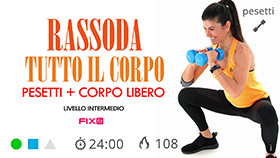 allenamento total body con esercizi di tonificazione senza salti