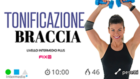 mini allenamento per tonificare spalle e braccia