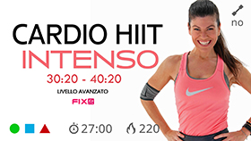 allenamento cardio ad alta intensità intervallata con focus gambe e glutei