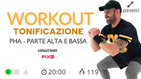 allenamento a circuito in tecnica PHA con focus tonificazione total body