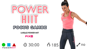allenamento serie Power HIIT con 3 blocchi di lavoro
