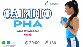 allenamento cardio PHA con salti della durata di 29 minuti