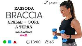 allenamento veloce di tonificazione mirata per braccia ed esercizi per la core stability