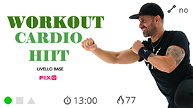 allenamento Cardio HIIT a circuito con tempi di lavoro 30:20