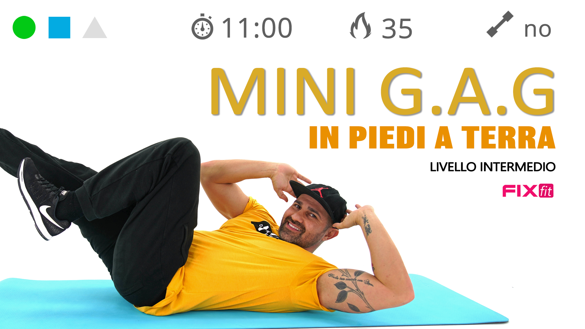 GAG Veloce! 11 Minuti Con Esercizi Per Gambe, Addominali e Glutei Senza ...