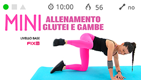 allenamento veloce con esercizi mirati per gambe e glutei