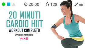 allenamento cardio HIIT con cardio a circuito a basso stimo muscolare