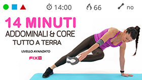 allenamento veloce con esercizi per l’addome e la core stability
