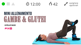 allenamento veloce con cavigliere della durata di 12 minuti