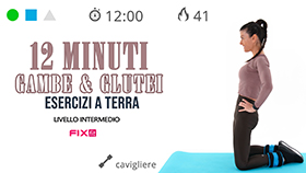 allenamento veloce con cavigliere della durata di 12 minuti