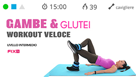 allenamento mirato per gambe e glutei con cavigliere
