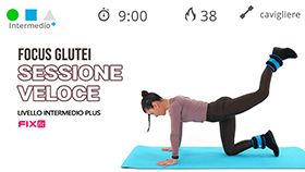 allenamento mirato di 9 minuti con cavigliere