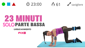 allenamento mirato per interno esterno coscia e glutei con cavigliere