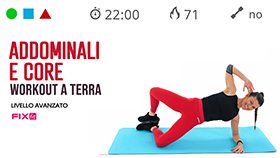 allenamento addome e core con esercizi mirati a terra