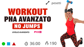 allenamento PHA con esercizi senza salti a tempi crescenti