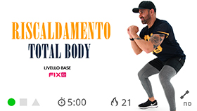 mini allenamento di riscaldamento total body