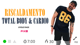 mini sessione di riscaldamento con cardio
