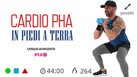 allenamento cardio ed esercizi in tecnica PHA con sessioni in piedi e a terra