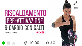 allenamento veloce con esercizi di riscaldamento