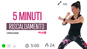 allenamento veloce con esercizi di riscaldamento