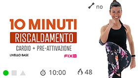 allenamento veloce di riscaldamento con cardio