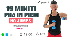 allenamento total body in tecnica PHA con esercizi senza salti