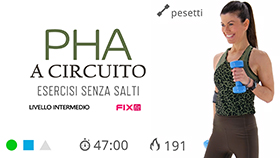 allenamento PHA a circuito di lunga durata con esercizi impegnativi