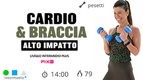 allenamento veloce per le braccia + cardio dinamico