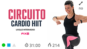 allenamento cardio + cardio HIIT a circuito ed esercizi ad alto impatto