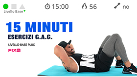 aallenamento GAG di soli 15 minuti sul tappetino